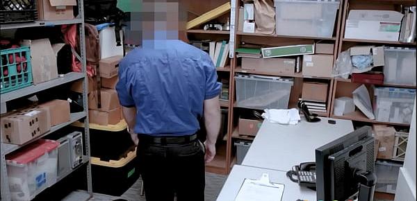  Hot Red Head Shoplifter Blackmail Security Fuck